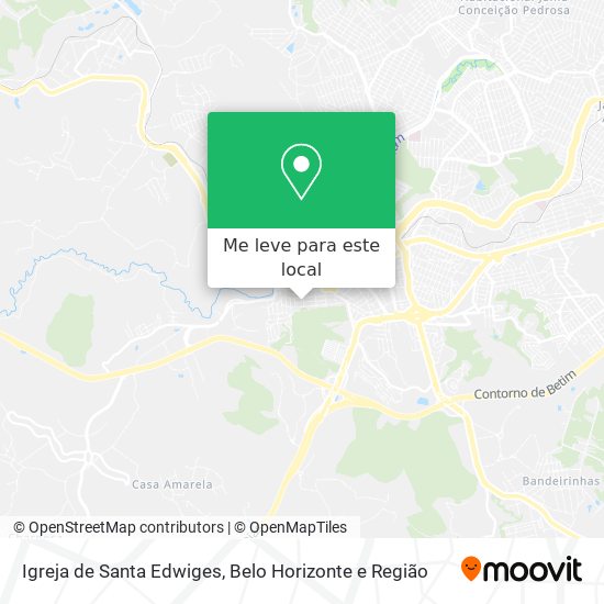 Igreja de Santa Edwiges mapa