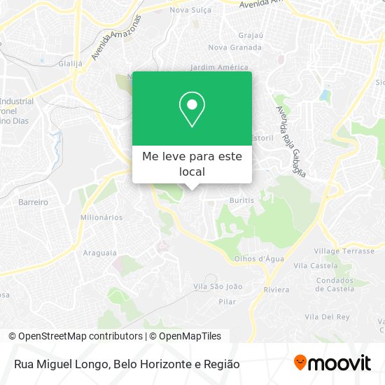Rua Miguel Longo mapa