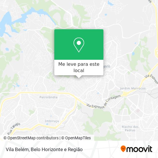 Vila Belém mapa