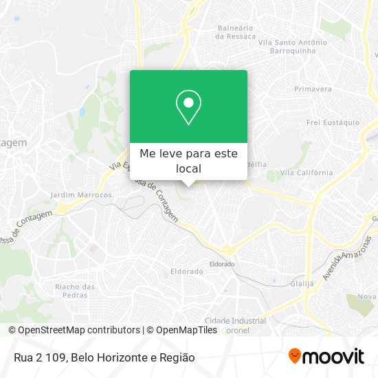 Rua 2 109 mapa