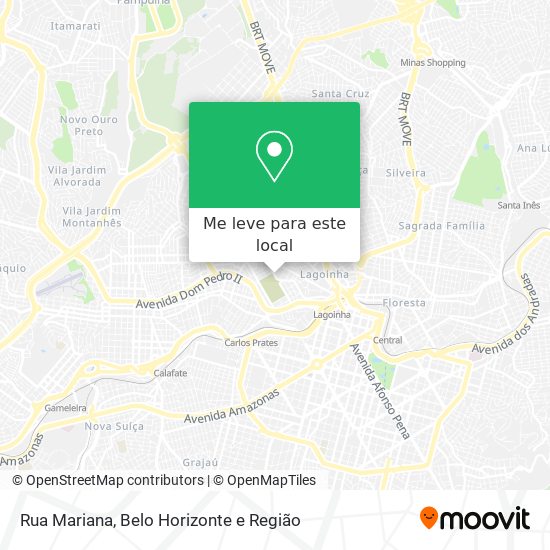 Rua Mariana mapa
