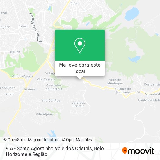 9 A - Santo Agostinho Vale dos Cristais mapa