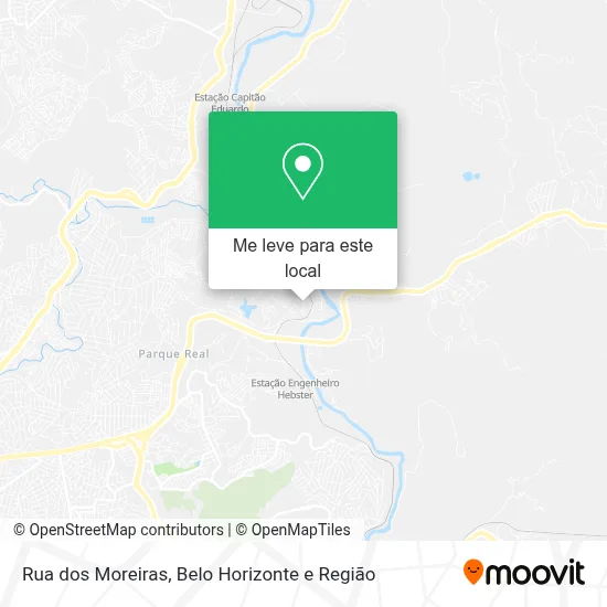 Rua dos Moreiras mapa