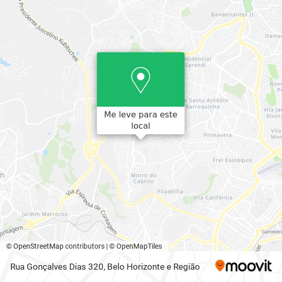Rua Gonçalves Dias 320 mapa