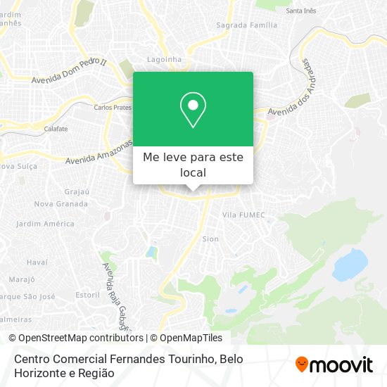 Centro Comercial Fernandes Tourinho mapa