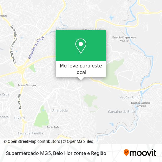 Supermercado MG5 mapa