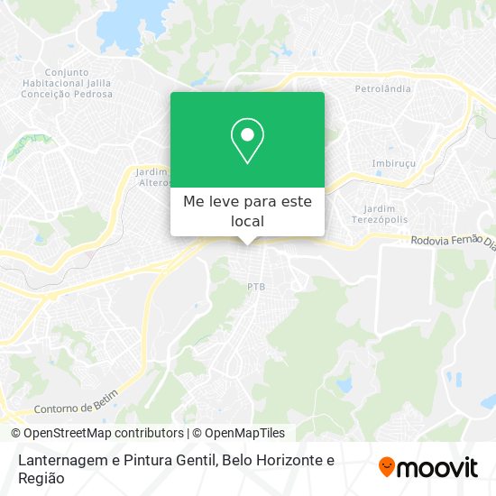 Lanternagem e Pintura Gentil mapa