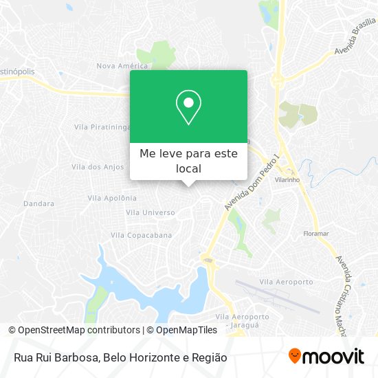 Rua Rui Barbosa mapa