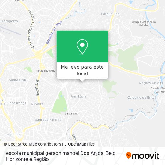 escola municipal gerson manoel Dos Anjos mapa