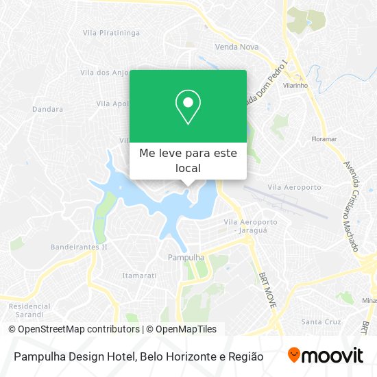 Pampulha Design Hotel mapa