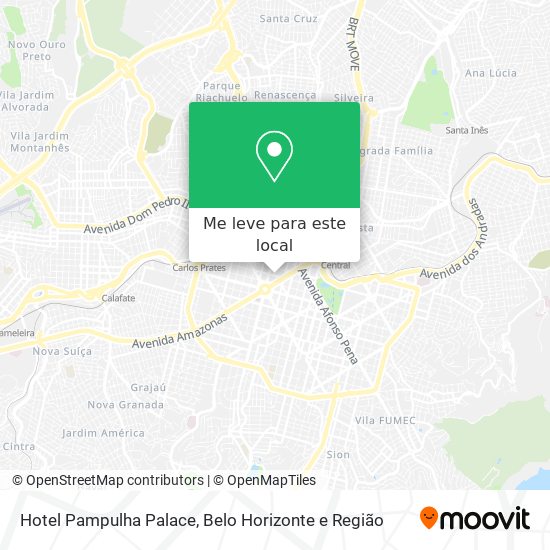 Hotel Pampulha Palace mapa