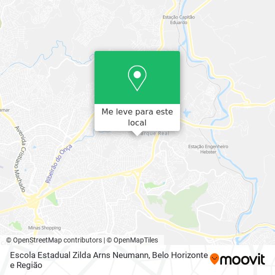 Escola Estadual Zilda Arns Neumann mapa