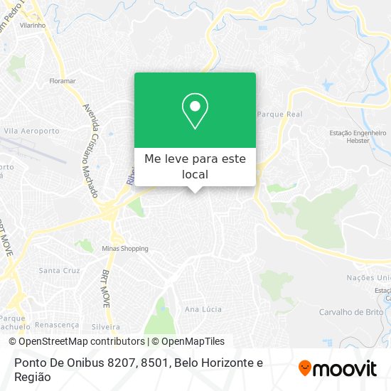 Ponto De Onibus 8207, 8501 mapa