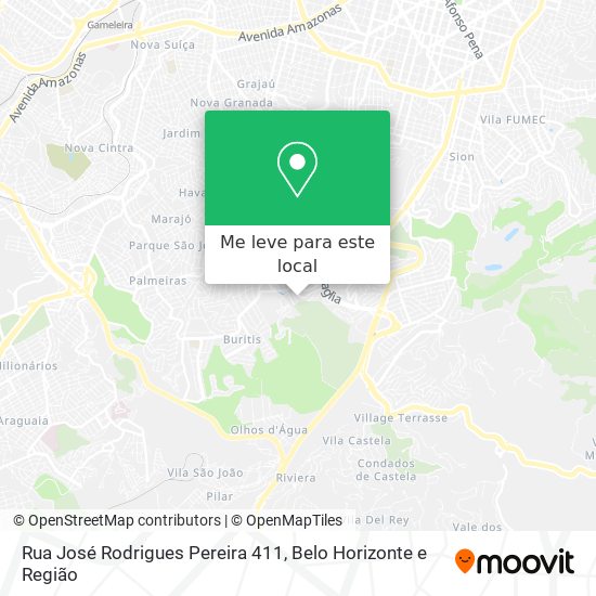 Rua José Rodrigues Pereira 411 mapa