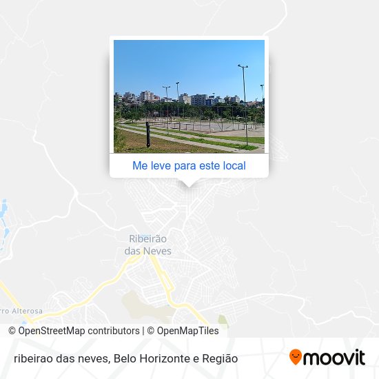 ribeirao das neves mapa