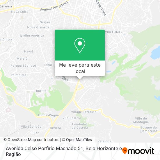 Avenida Celso Porfírio Machado 51 mapa