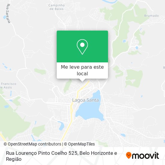 Rua Lourenço Pinto Coelho 525 mapa