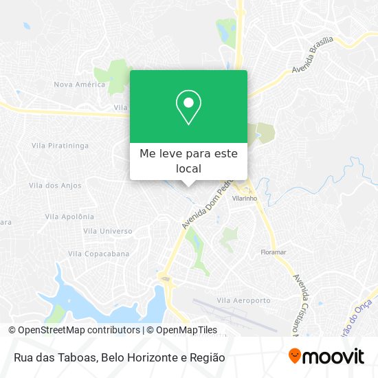 Rua das Taboas mapa