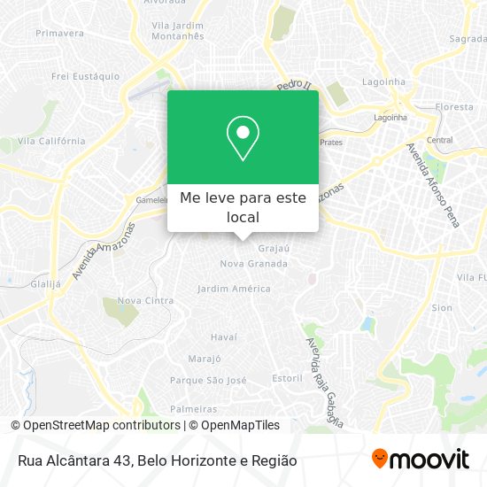 Rua Alcântara 43 mapa