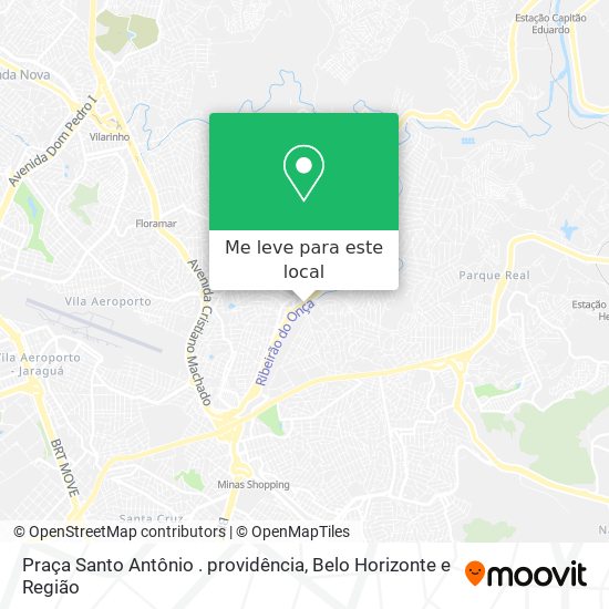 Praça Santo Antônio . providência mapa