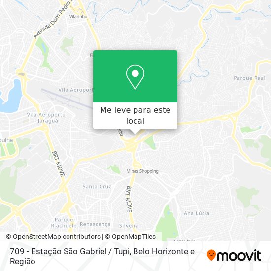 709 - Estação São Gabriel / Tupi mapa