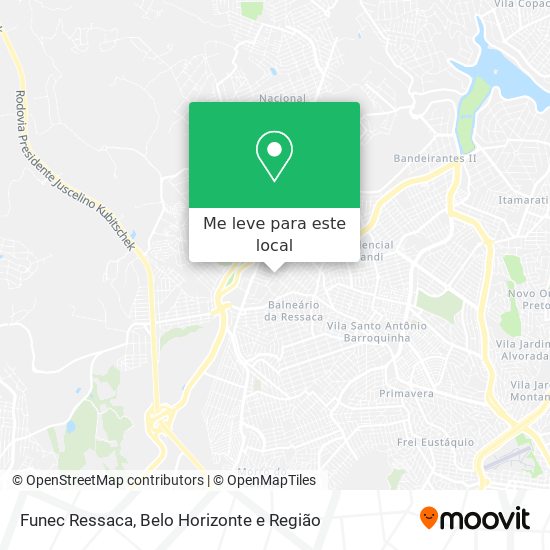 Funec Ressaca mapa