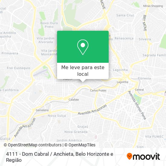 4111 - Dom Cabral / Anchieta mapa