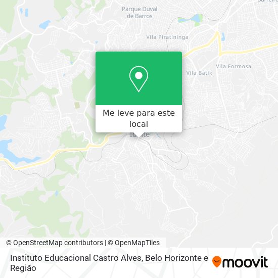 Instituto Educacional Castro Alves mapa