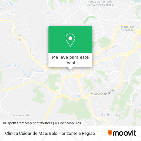 Clinica Cuidar de Mãe mapa