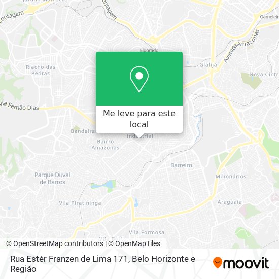 Rua Estér Franzen de Lima 171 mapa