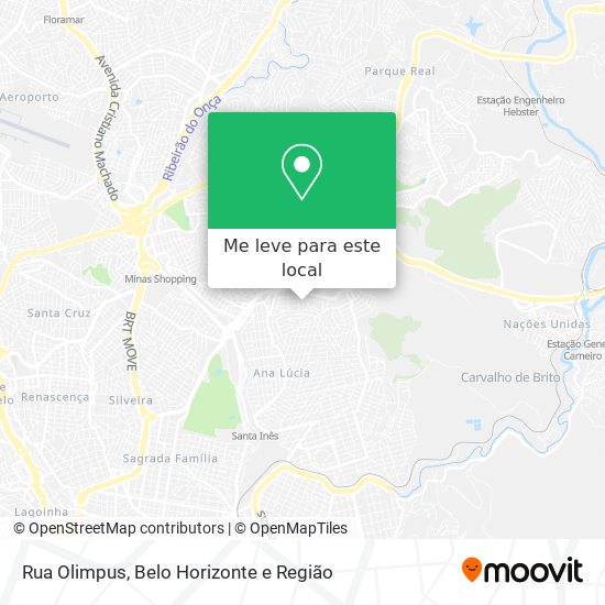 Rua Olimpus mapa