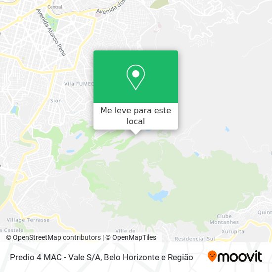 Predio 4 MAC - Vale S/A mapa