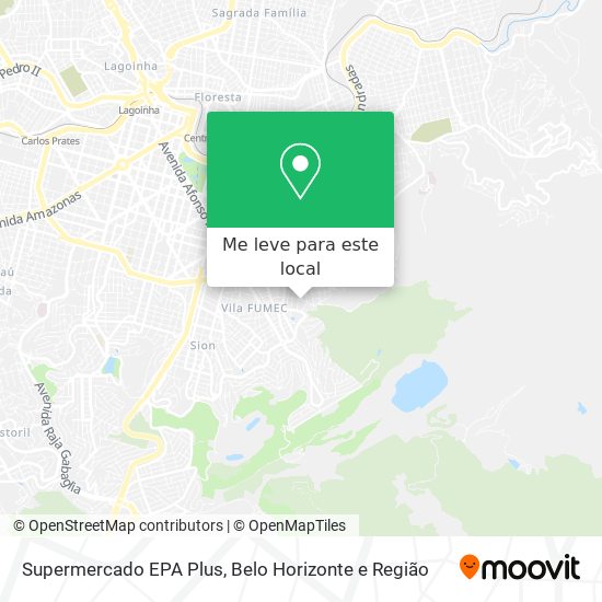 Supermercado EPA Plus mapa