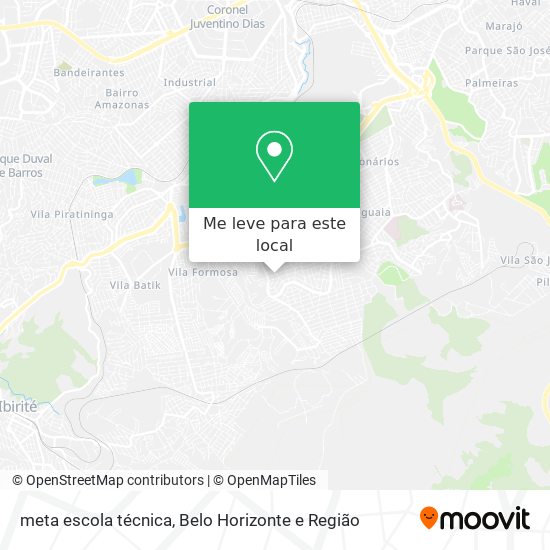 meta escola técnica mapa