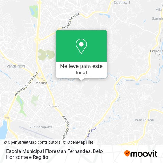 Escola Municipal Florestan Fernandes mapa
