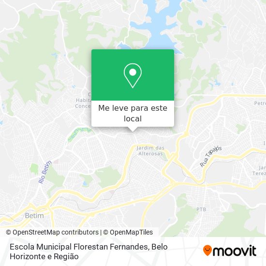 Escola Municipal Florestan Fernandes mapa