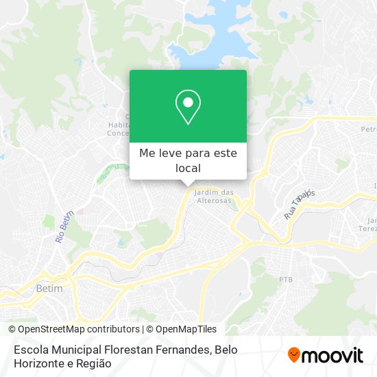Escola Municipal Florestan Fernandes mapa