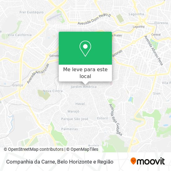 Companhia da Carne mapa