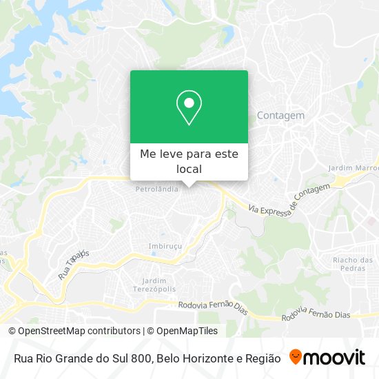Rua Rio Grande do Sul 800 mapa