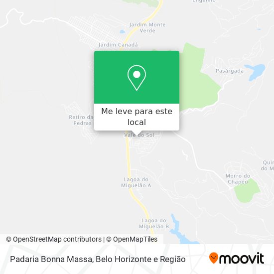 Padaria Bonna Massa mapa