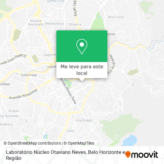 Laboratório Núcleo   Otaviano Neves mapa
