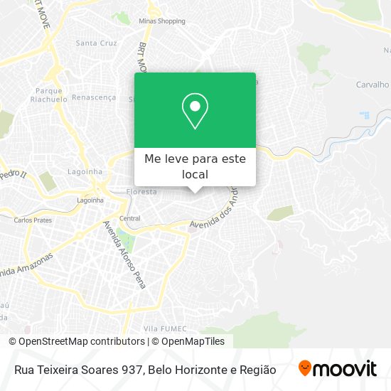 Rua Teixeira Soares 937 mapa