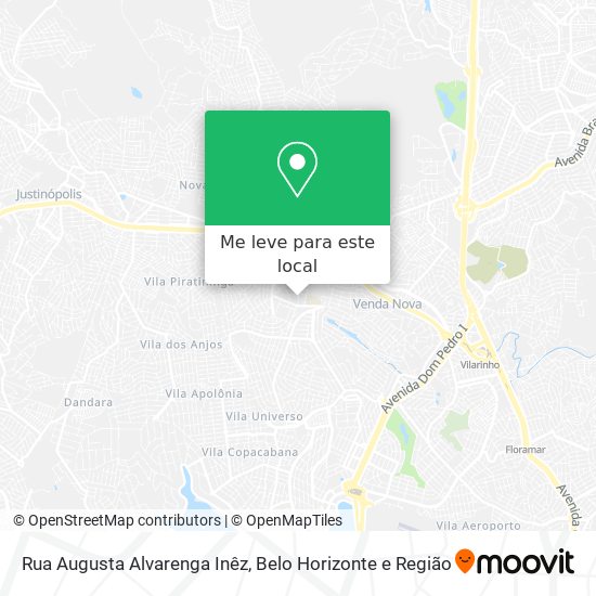 Rua Augusta Alvarenga Inêz mapa