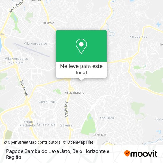 Pagode Samba do Lava Jato mapa