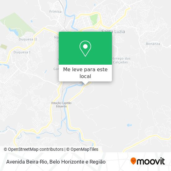 Avenida Beira-Rio mapa