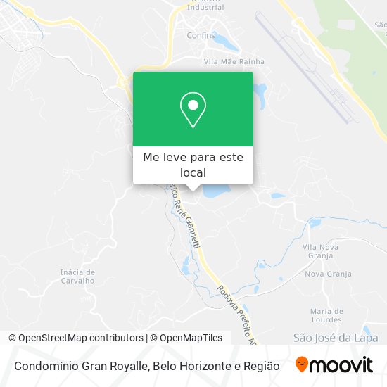 Condomínio Gran Royalle mapa