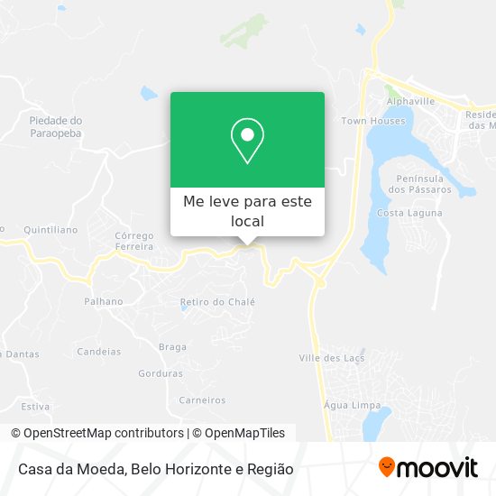Casa da Moeda mapa