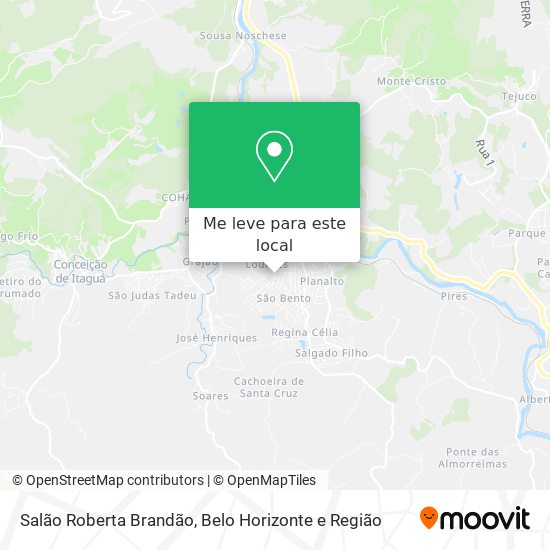 Salão Roberta Brandão mapa