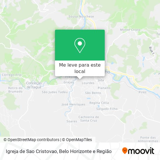 Igreja de Sao Cristovao mapa