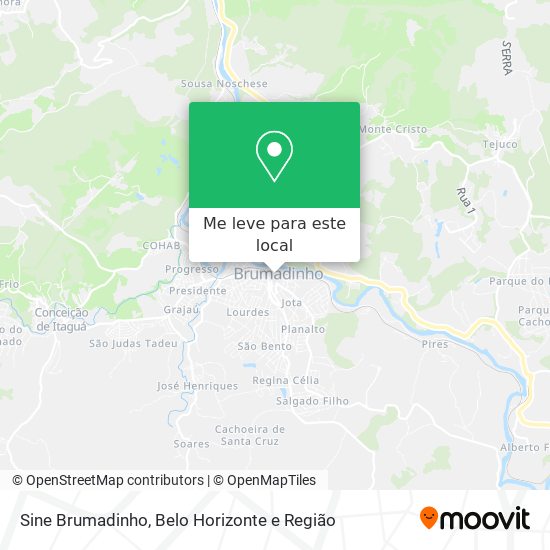 Sine Brumadinho mapa
